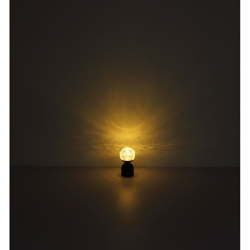 Globo - Himmennettävä LED-kosketuspöytävalaisin LED/2,5W/3,7V 2700/4000/6500K 1800 mAh USB musta