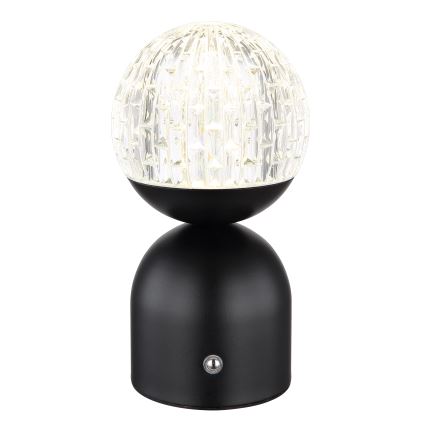 Globo - Himmennettävä LED-kosketuspöytävalaisin LED/2,5W/3,7V 2700/4000/6500K 1800 mAh USB musta