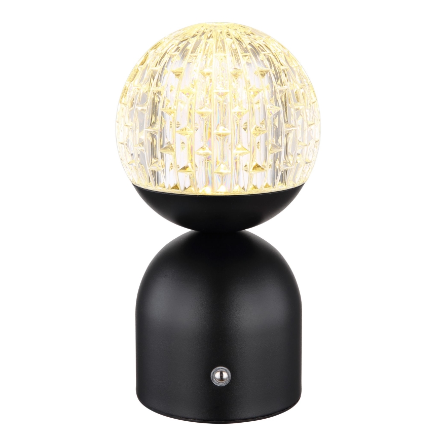 Globo - Himmennettävä LED-kosketuspöytävalaisin LED/2,5W/3,7V 2700/4000/6500K 1800 mAh USB musta