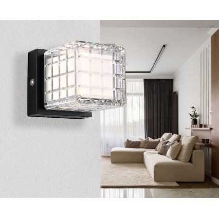 Globo - Himmennettävä LED-kosketuspöytävalaisin LED/2,5W/3,7V 2700K/4000K/6500K 1800 mAh USB musta