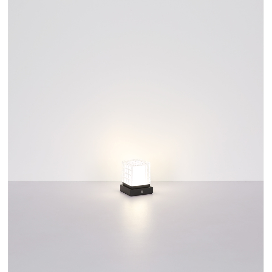 Globo - Himmennettävä LED-kosketuspöytävalaisin LED/2,5W/3,7V 2700K/4000K/6500K 1800 mAh USB musta
