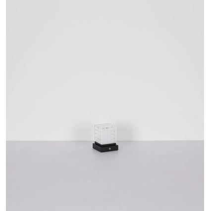 Globo - Himmennettävä LED-kosketuspöytävalaisin LED/2,5W/3,7V 2700K/4000K/6500K 1800 mAh USB musta