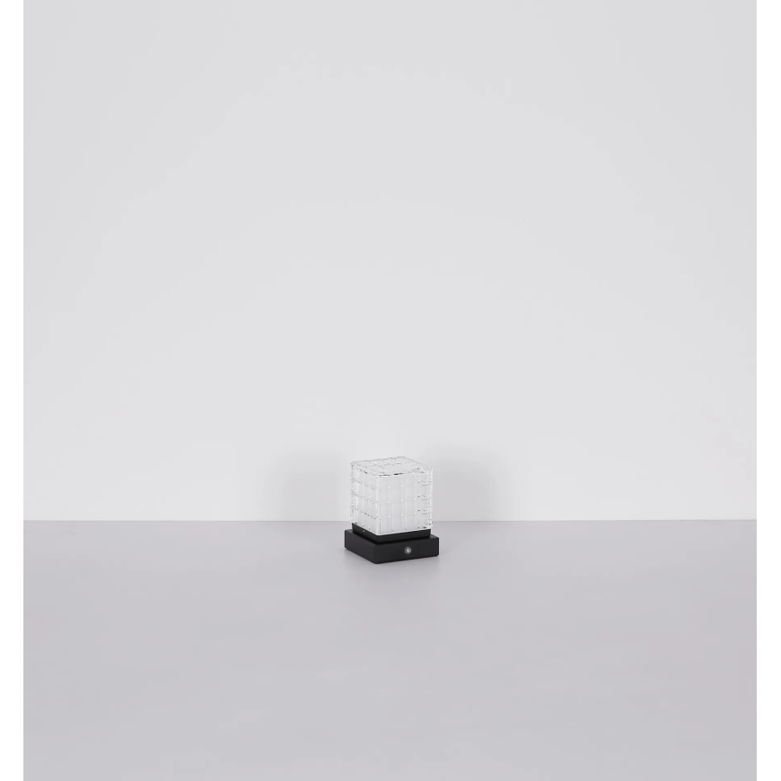 Globo - Himmennettävä LED-kosketuspöytävalaisin LED/2,5W/3,7V 2700K/4000K/6500K 1800 mAh USB musta