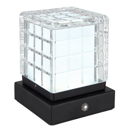 Globo - Himmennettävä LED-kosketuspöytävalaisin LED/2,5W/3,7V 2700K/4000K/6500K 1800 mAh USB musta