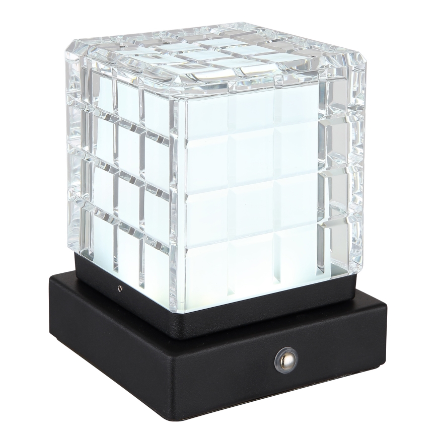 Globo - Himmennettävä LED-kosketuspöytävalaisin LED/2,5W/3,7V 2700K/4000K/6500K 1800 mAh USB musta