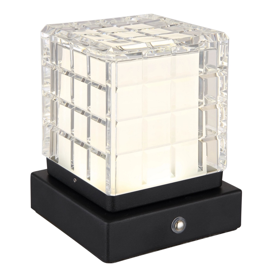 Globo - Himmennettävä LED-kosketuspöytävalaisin LED/2,5W/3,7V 2700K/4000K/6500K 1800 mAh USB musta