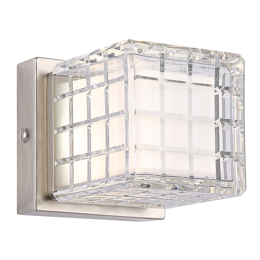 Globo - Himmennettävä LED-kosketuspöytävalaisin LED/2,5W/3,7V 2700K/4000K/6500K 1800 mAh USB mattakromi