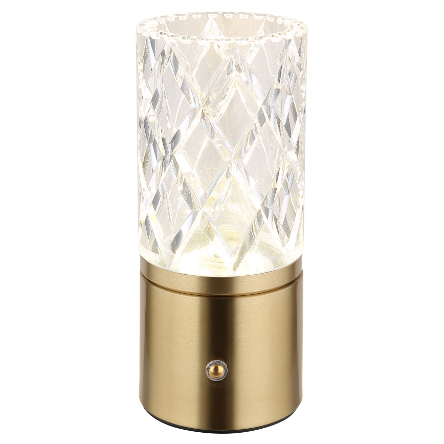 Globo - Himmennettävä LED-kosketuspöytävalaisin LED/2,5W/3,7V 2700K/4000K/6500K 1800 mAh USB kulta
