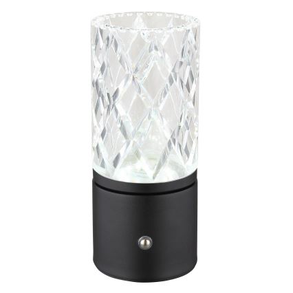 Globo - Himmennettävä LED-kosketuspöytävalaisin LED/2,5W/3,7V 2700K/4000K/6500K 1800 mAh USB musta
