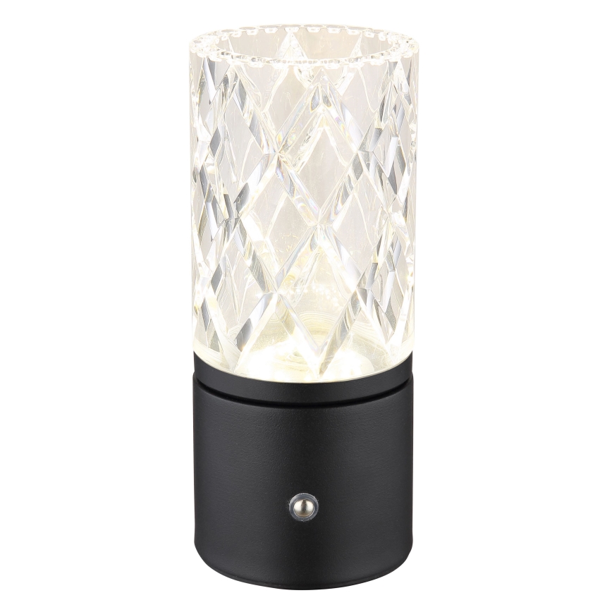 Globo - Himmennettävä LED-kosketuspöytävalaisin LED/2,5W/3,7V 2700K/4000K/6500K 1800 mAh USB musta