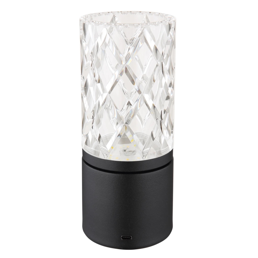 Globo - Himmennettävä LED-kosketuspöytävalaisin LED/2,5W/3,7V 2700K/4000K/6500K 1800 mAh USB musta