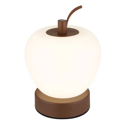 Globo - LED himmennettävä kosketuspöytävalaisin LED/2W/3,7V 2700K/4000K/6500K 1200 mAh USB ruskea