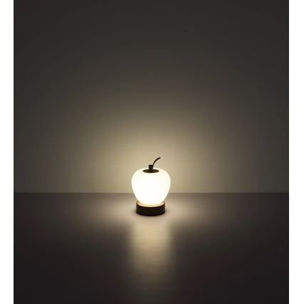 Globo - Himmennettävä LED-kosketuspöytävalaisin LED/2W/3,7V 2700K/4000K/6500K 1200 mAh USB ruskea