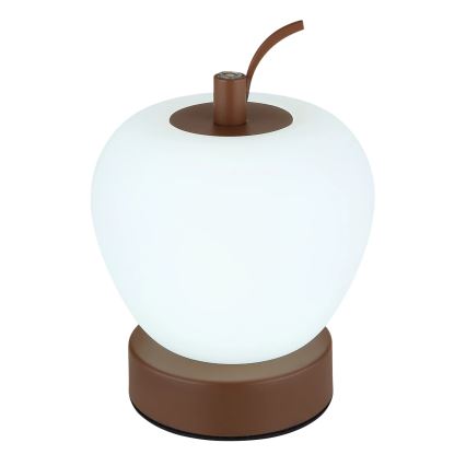 Globo - Himmennettävä LED-kosketuspöytävalaisin LED/2W/3,7V 2700K/4000K/6500K 1200 mAh USB ruskea