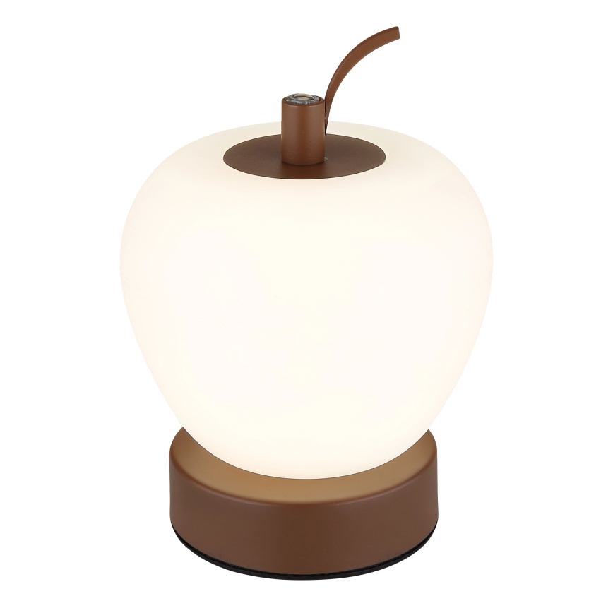 Globo - Himmennettävä LED-kosketuspöytävalaisin LED/2W/3,7V 2700K/4000K/6500K 1200 mAh USB ruskea