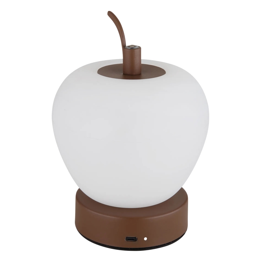 Globo - Himmennettävä LED-kosketuspöytävalaisin LED/2W/3,7V 2700K/4000K/6500K 1200 mAh USB ruskea