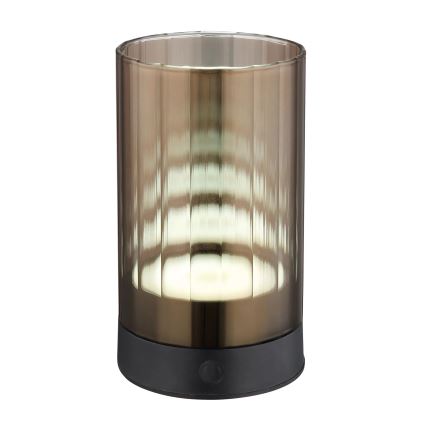 Globo - LED Ulkotila himmennettävä ladattava kosketus pöytävalaisin LED/2W/3,7V 2700/4000/6500K 1200mAh IP44 ruskea