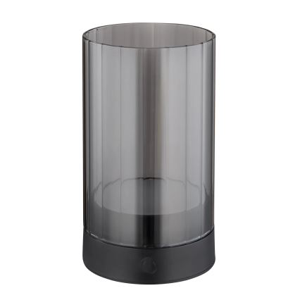 Globo - LED Ulkotila himmennettävä ladattava kosketus pöytävalaisin LED/2W/3,7V 2700/4000/6500K 1200mAh IP44 harmaa