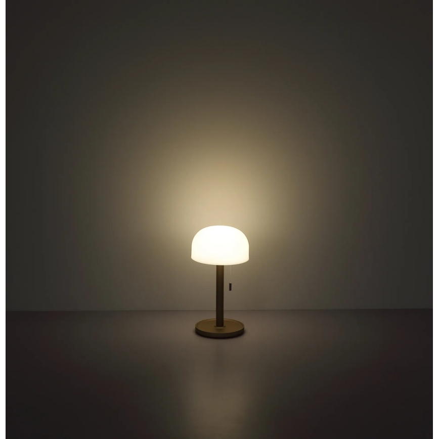 Globo - LED Ladattava pöytävalaisin LED/1,5W/3,7V 3000/4200/6000K 1800mAh ruskea