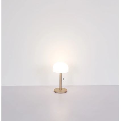 Globo - LED Ladattava pöytävalaisin LED/1,5W/3,7V 3000/4200/6000K 1800mAh ruskea