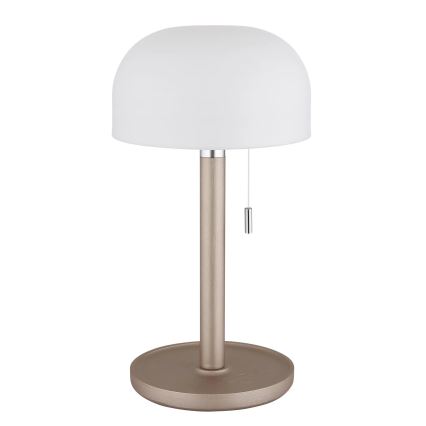 Globo - LED Ladattava pöytävalaisin LED/1,5W/3,7V 3000/4200/6000K 1800mAh ruskea