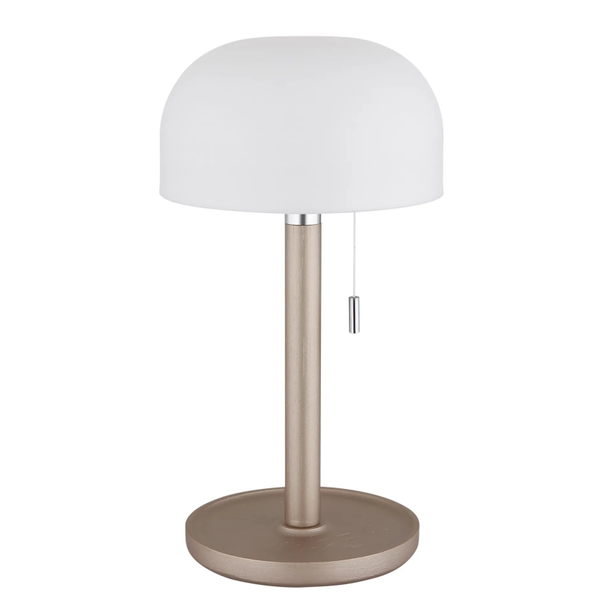 Globo - LED Ladattava pöytävalaisin LED/1,5W/3,7V 3000/4200/6000K 1800mAh ruskea