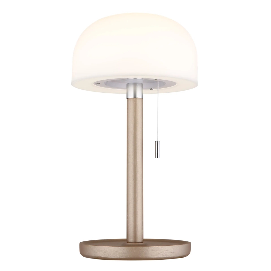 Globo - LED Ladattava pöytävalaisin LED/1,5W/3,7V 3000/4200/6000K 1800mAh ruskea