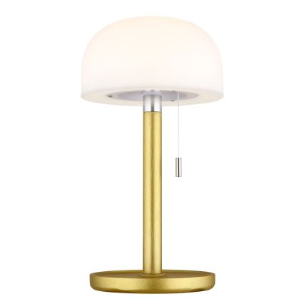 Globo - LED Ladattava pöytävalaisin LED/1,5W/3,7V 3000/4200/6000K 1800mAh messinki