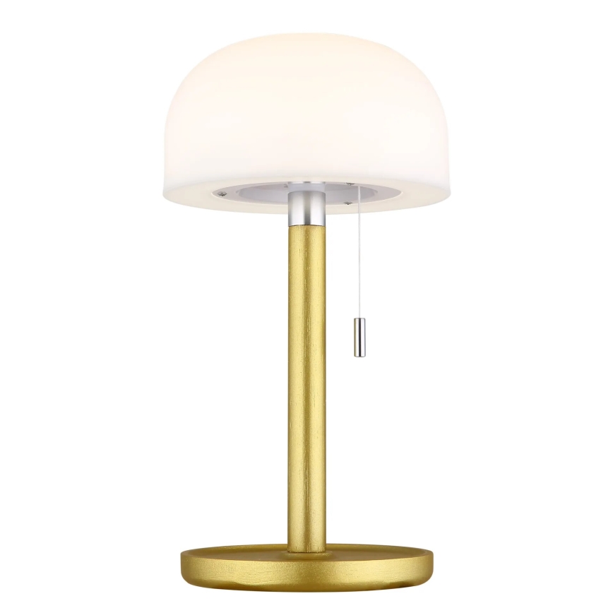 Globo - LED Ladattava pöytävalaisin LED/1,5W/3,7V 3000/4200/6000K 1800mAh messinki