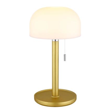 Globo - LED Ladattava pöytävalaisin LED/1,5W/3,7V 3000/4200/6000K 1800mAh messinki