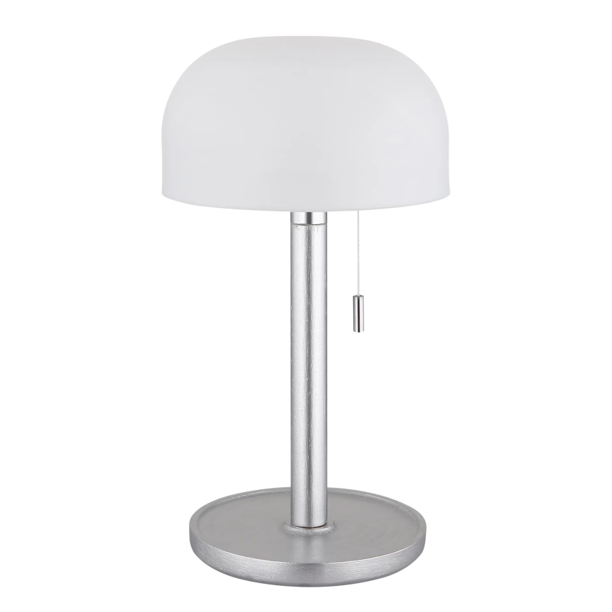 Globo - LED Ladattava pöytävalaisin LED/1,5W/3,7V 3000/4200/6000K 1800mAh hopea