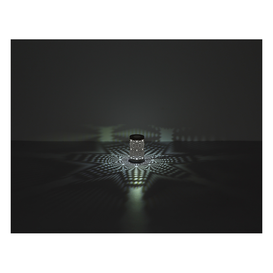Globo - LED RGB Kosketus ladattava pöytävalaisin LED/1W/5V 500 mAh ruskea