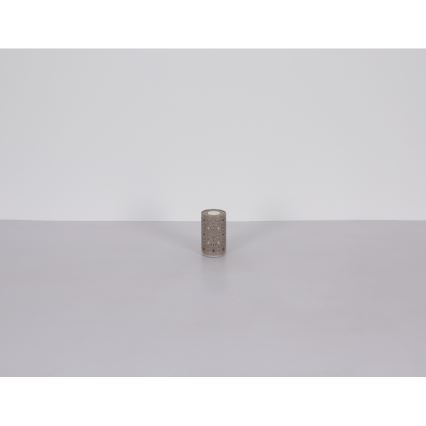 Globo - LED RGB Kosketus ladattava pöytävalaisin LED/1W/5V 500 mAh harmaa