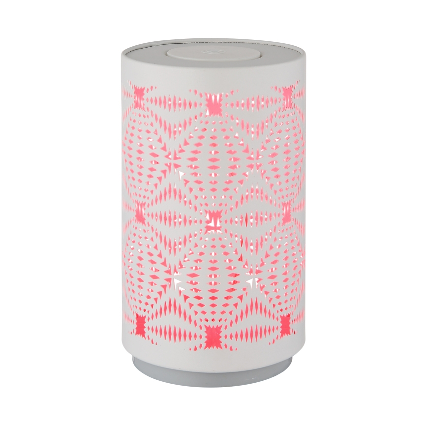 Globo - LED RGB Kosketus ladattava pöytävalaisin LED/1W/5V 500 mAh valkoinen