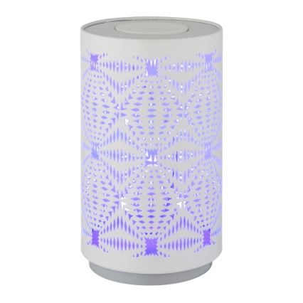 Globo - LED RGB Kosketus ladattava pöytävalaisin LED/1W/5V 500 mAh valkoinen
