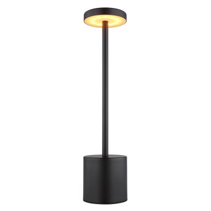 Globo - Himmennettävä LED-kosketuspöytävalaisin LED/1,2W/3,7V 2000K/3500K/7000K 1200 mAh USB musta