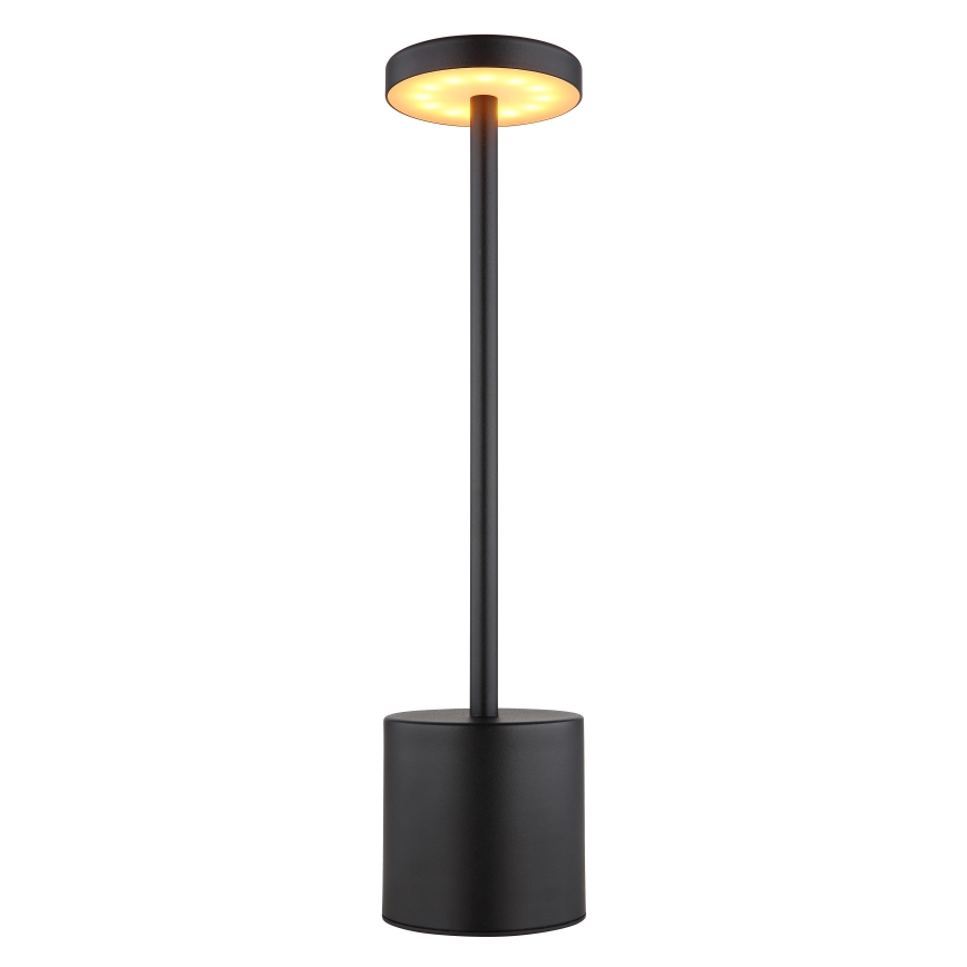 Globo - Himmennettävä LED-kosketuspöytävalaisin LED/1,2W/3,7V 2000K/3500K/7000K 1200 mAh USB musta