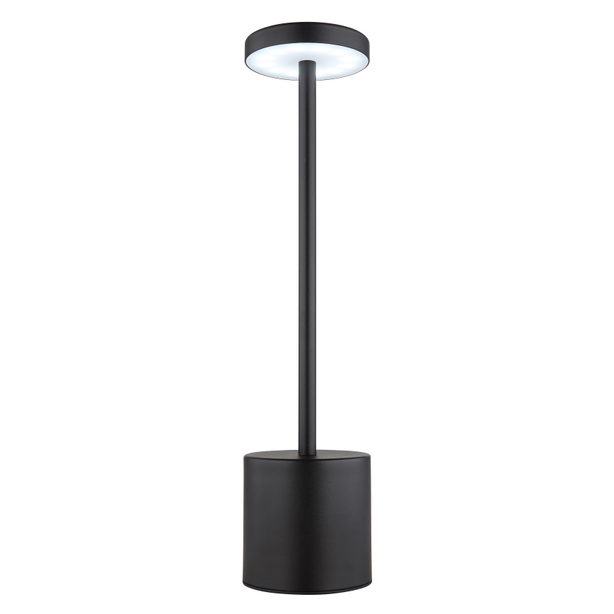 Globo - LED himmennettävä kosketuspöytävalaisin LED/1,2W/3,7V 2000K/3500K/7000K 1200 mAh USB musta