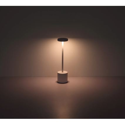 Globo - Himmennettävä LED-kosketuspöytävalaisin LED/1,2W/3,7V 2000K/3500K/7000K 1200 mAh USB valkoinen