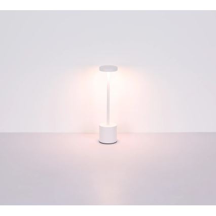 Globo - Himmennettävä LED-kosketuspöytävalaisin LED/1,2W/3,7V 2000K/3500K/7000K 1200 mAh USB valkoinen
