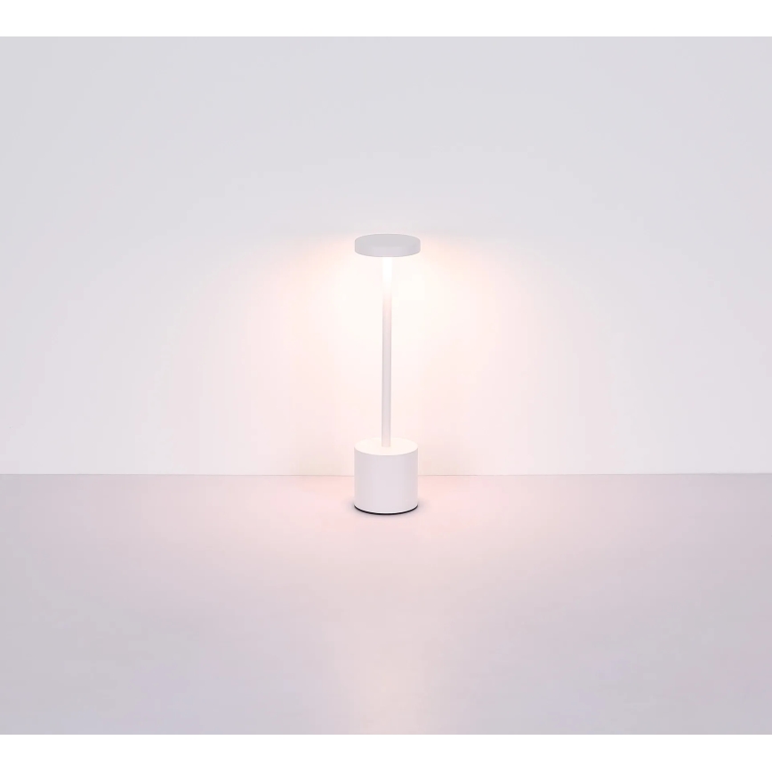 Globo - Himmennettävä LED-kosketuspöytävalaisin LED/1,2W/3,7V 2000K/3500K/7000K 1200 mAh USB valkoinen