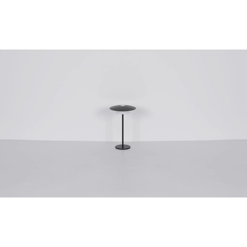 Globo - LED Ulkotila ladattava kosketus pöytävalaisin LED/3W/3,7V 1800/2700/3000K IP44 1800 mAh musta