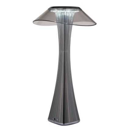 Globo - LED Himmennettävä ja ladattava pöytälamppu LED/2,5W/3,7V 1200mAh 2700K/4500K/6500K musta