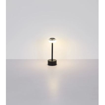 Globo - LED Himmennettävä ladattava kosketuspöytävalaisin LED/2,5W/3,7V 2700/4000/6500K 1800mAh musta