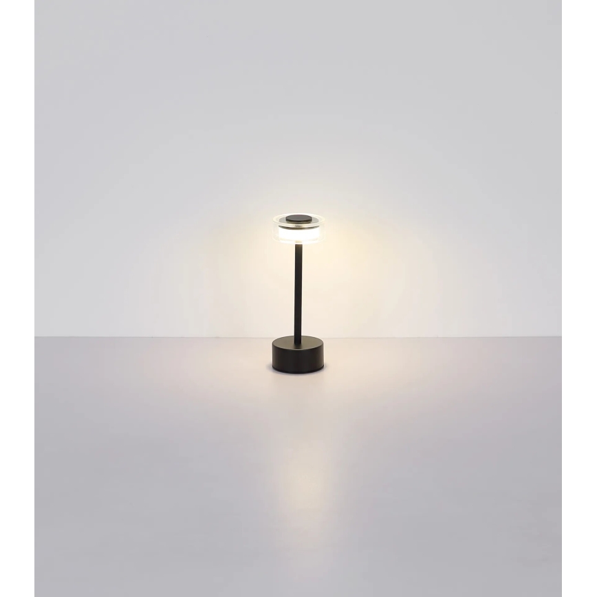 Globo - LED Himmennettävä ladattava kosketuspöytävalaisin LED/2,5W/3,7V 2700/4000/6500K 1800mAh musta