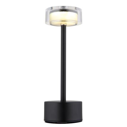 Globo - LED Himmennettävä ladattava kosketuspöytävalaisin LED/2,5W/3,7V 2700/4000/6500K 1800mAh musta