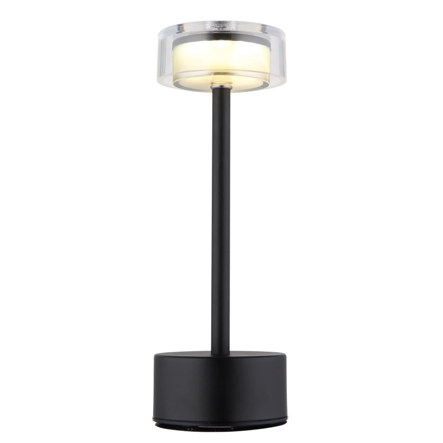 Globo - LED Himmennettävä ladattava kosketuspöytävalaisin LED/2,5W/3,7V 2700/4000/6500K 1800mAh musta