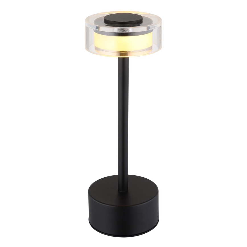 Globo - LED Himmennettävä ladattava kosketuspöytävalaisin LED/2,5W/3,7V 2700/4000/6500K 1800mAh musta