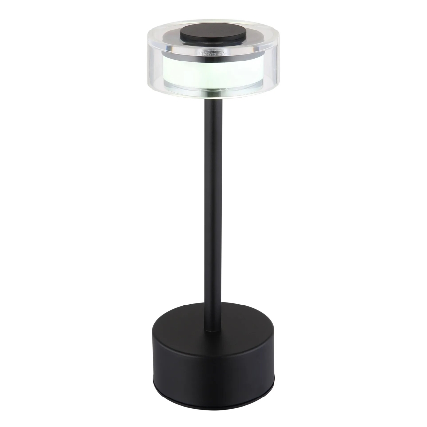 Globo - LED Himmennettävä ladattava kosketuspöytävalaisin LED/2,5W/3,7V 2700/4000/6500K 1800mAh musta