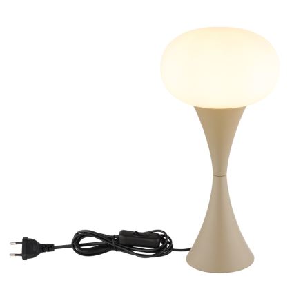 Globo - Pöytävalaisin 1xE14/25W/230V beige